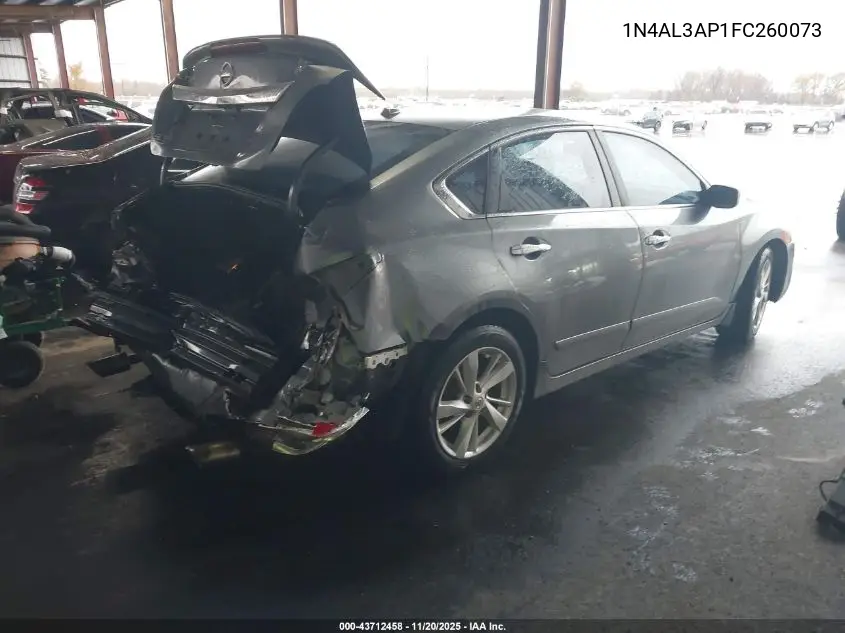1N4AL3AP1FC260073 2015 Nissan Altima 2.5/2.5 S/2.5 Sl/2.5 Sv