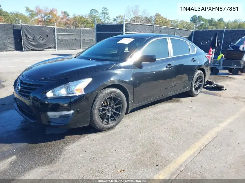 1N4AL3APXFN877881 2015 Nissan Altima 2.5 S
