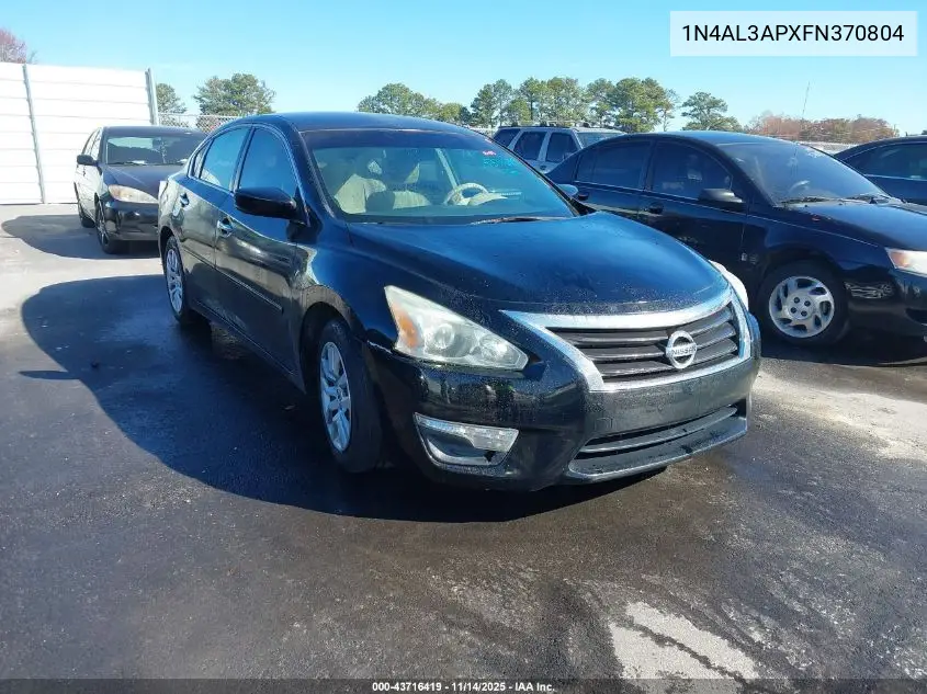 1N4AL3APXFN370804 2015 Nissan Altima 2.5 S