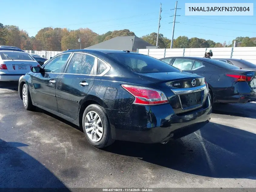 1N4AL3APXFN370804 2015 Nissan Altima 2.5 S