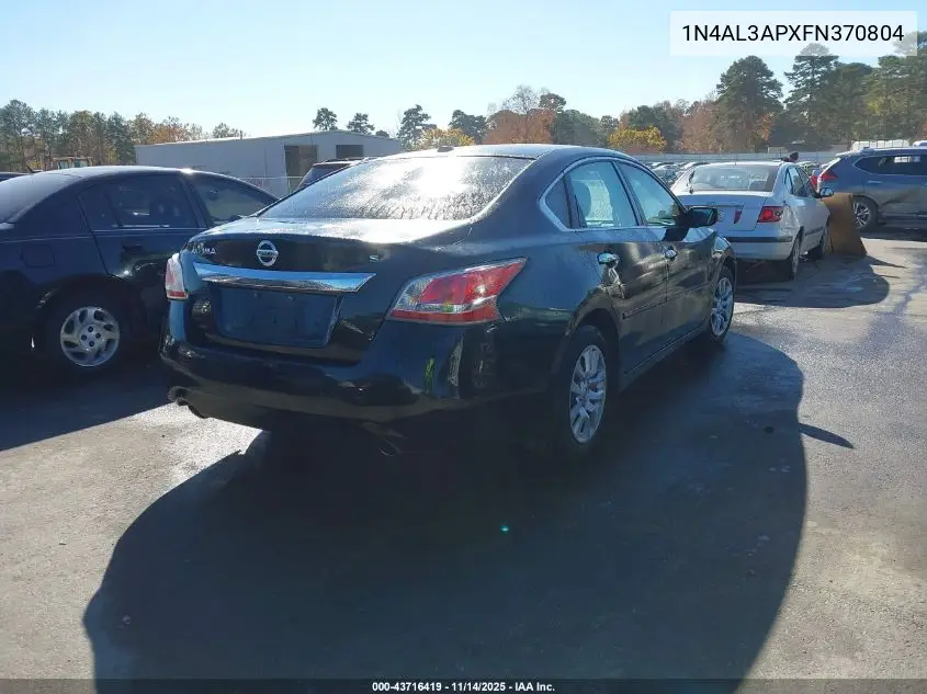 1N4AL3APXFN370804 2015 Nissan Altima 2.5 S