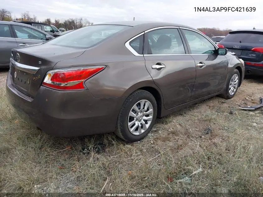 1N4AL3AP9FC421639 2015 Nissan Altima 2.5 S