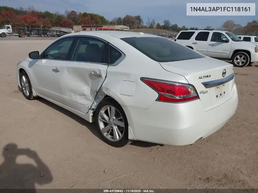 1N4AL3AP1FC118161 2015 Nissan Altima 2.5 Sl