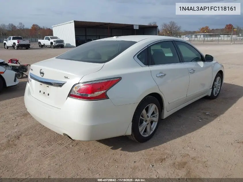 1N4AL3AP1FC118161 2015 Nissan Altima 2.5 Sl