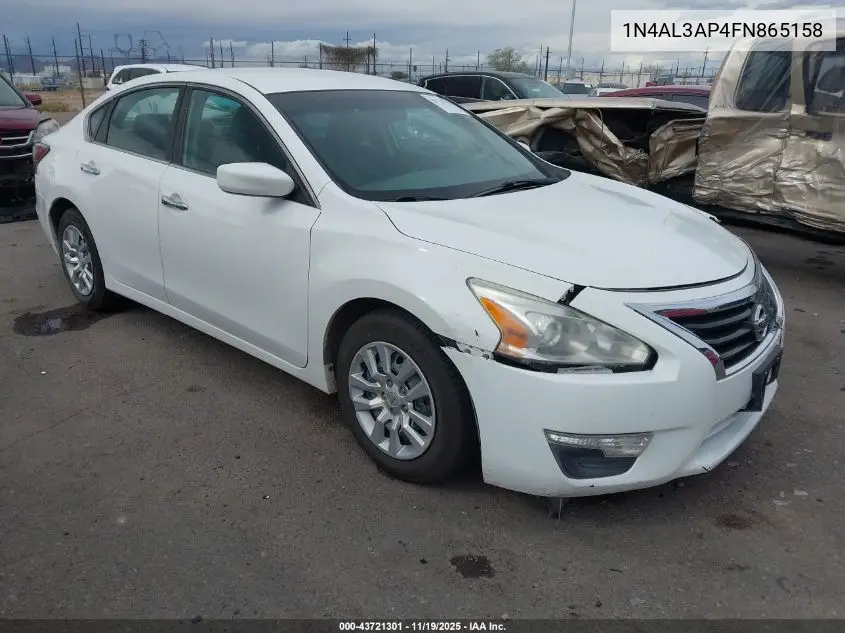 1N4AL3AP4FN865158 2015 Nissan Altima 2.5 S
