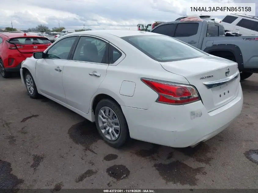 1N4AL3AP4FN865158 2015 Nissan Altima 2.5 S