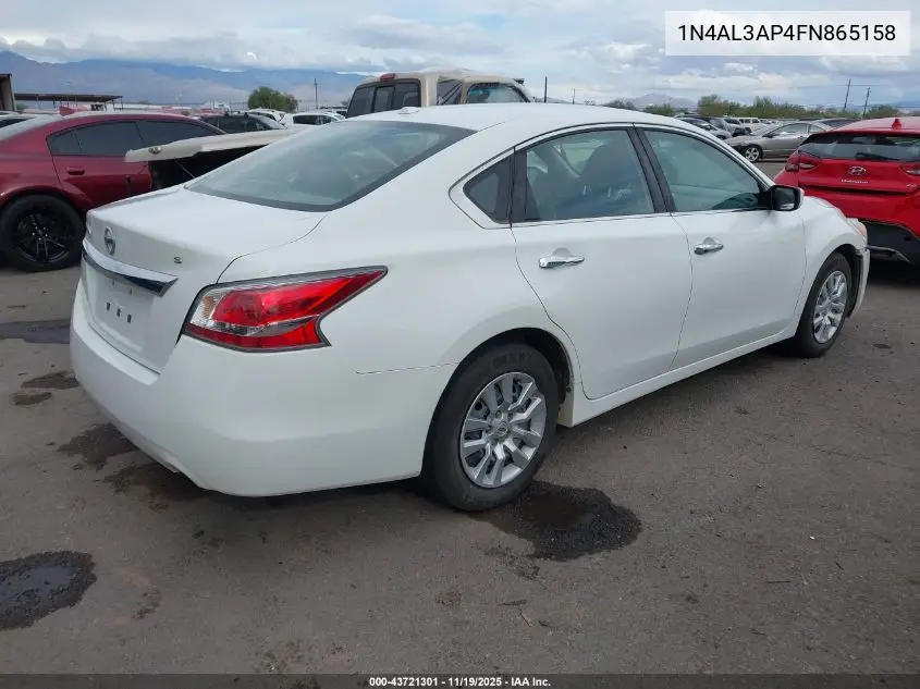 1N4AL3AP4FN865158 2015 Nissan Altima 2.5 S