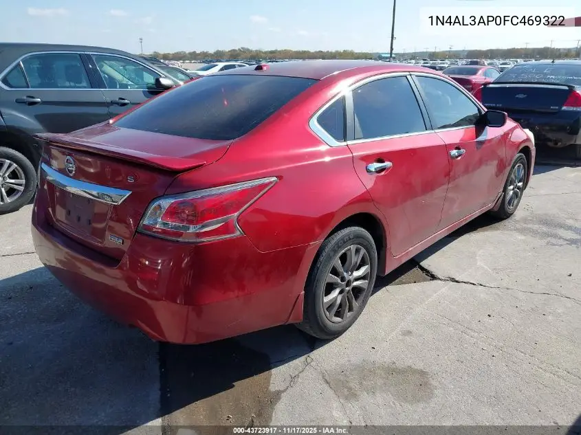 1N4AL3AP0FC469322 2015 Nissan Altima 2.5 S