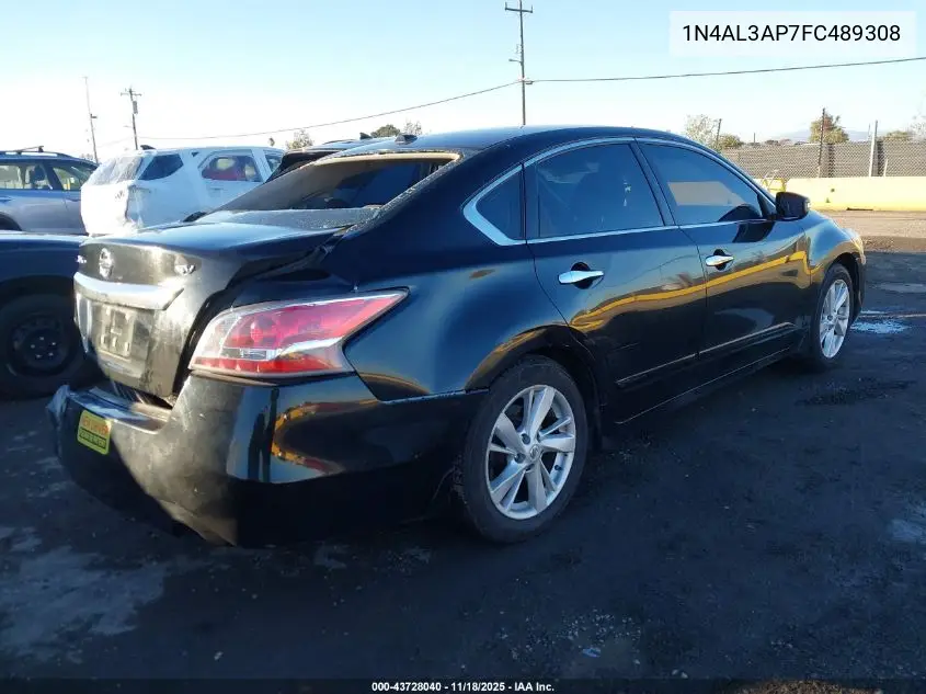 1N4AL3AP7FC489308 2015 Nissan Altima 2.5 Sv