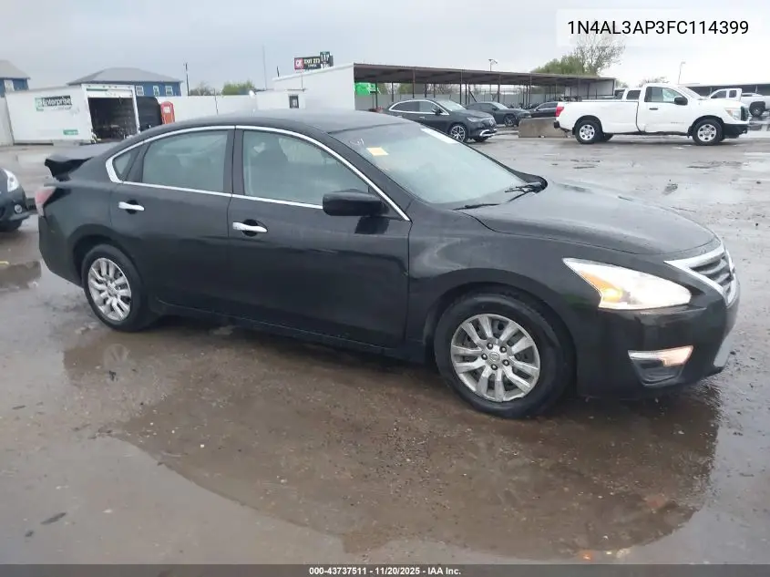1N4AL3AP3FC114399 2015 Nissan Altima 2.5 S