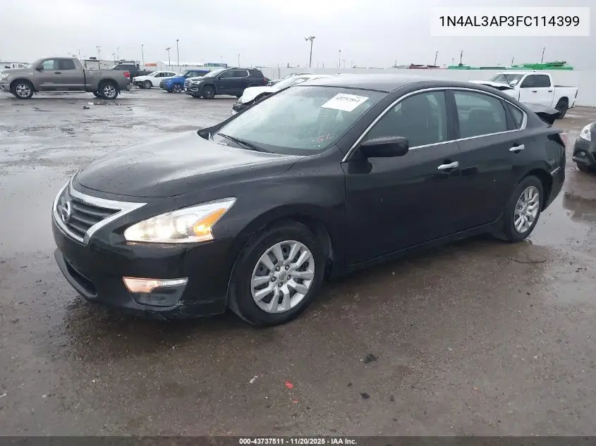 1N4AL3AP3FC114399 2015 Nissan Altima 2.5 S