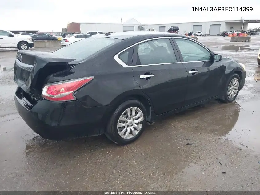 1N4AL3AP3FC114399 2015 Nissan Altima 2.5 S