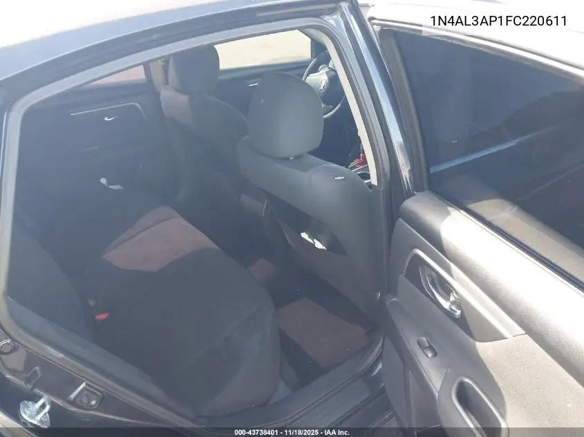 1N4AL3AP1FC220611 2015 Nissan Altima 2.5/2.5 S/2.5 Sl/2.5 Sv