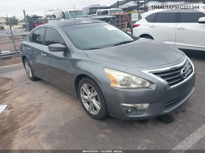 1N4AL3AP9FC221344 2015 Nissan Altima 2.5 Sv