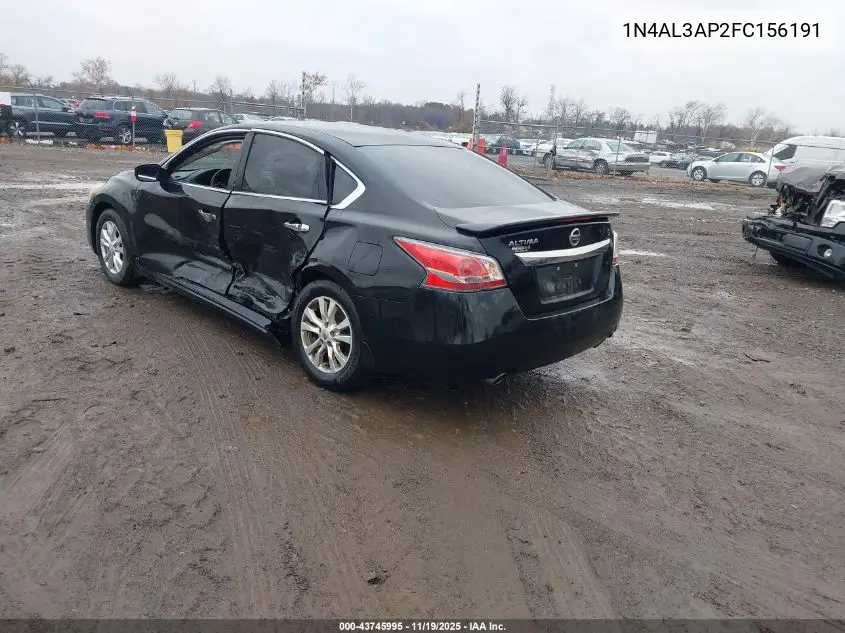 1N4AL3AP2FC156191 2015 Nissan Altima 2.5 S