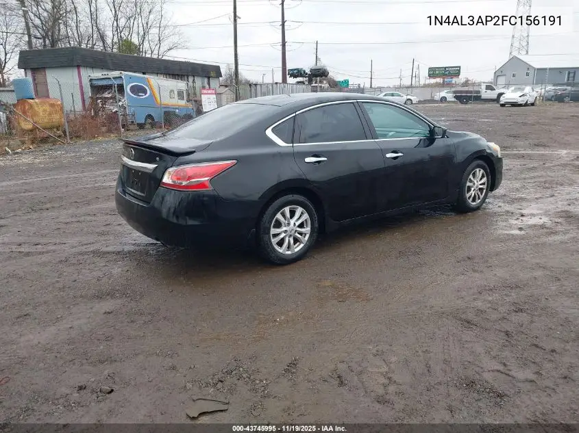 1N4AL3AP2FC156191 2015 Nissan Altima 2.5 S