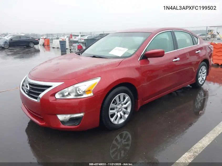 1N4AL3APXFC199502 2015 Nissan Altima 2.5 S