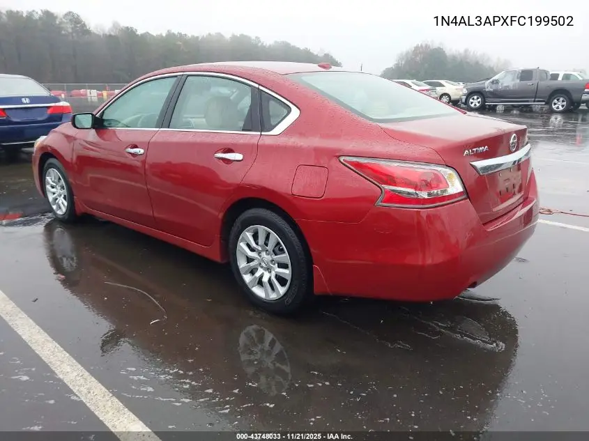 1N4AL3APXFC199502 2015 Nissan Altima 2.5 S