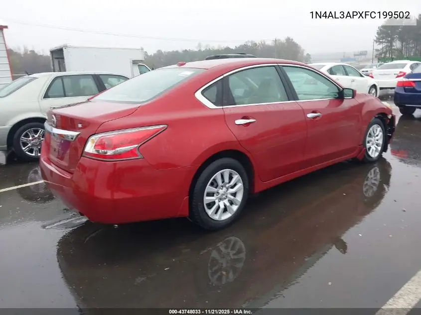 1N4AL3APXFC199502 2015 Nissan Altima 2.5 S