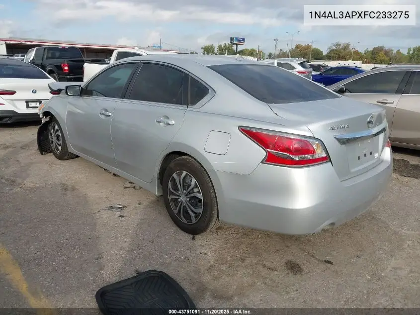 1N4AL3APXFC233275 2015 Nissan Altima 2.5/2.5 S/2.5 Sl/2.5 Sv