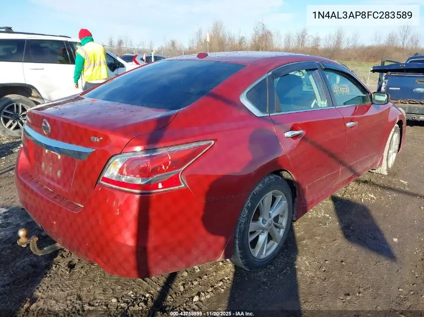 1N4AL3AP8FC283589 2015 Nissan Altima 2.5 Sv