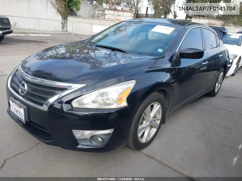 1N4AL3AP7FC141704 2015 Nissan Altima 2.5 Sv