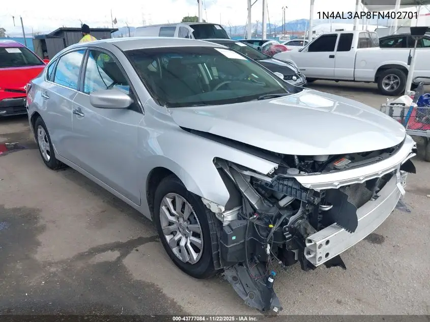 1N4AL3AP8FN402701 2015 Nissan Altima 2.5 S
