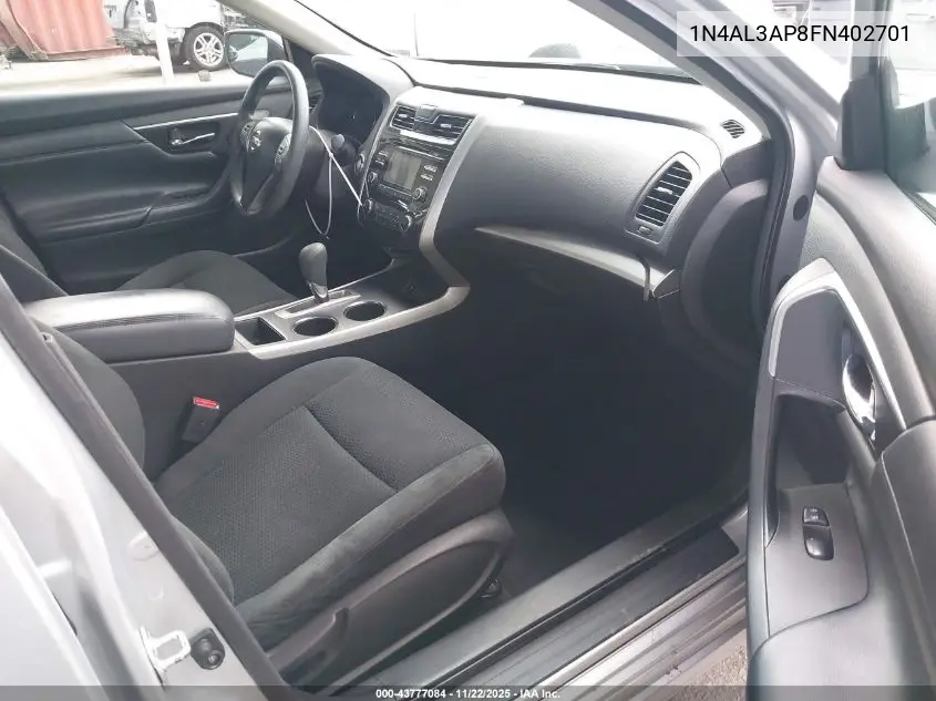 1N4AL3AP8FN402701 2015 Nissan Altima 2.5 S