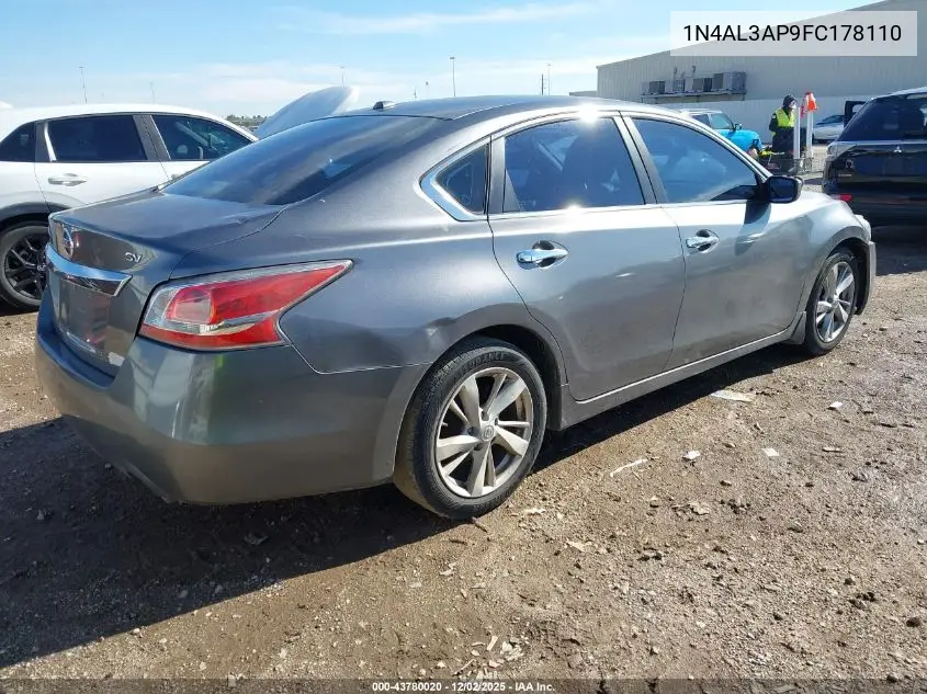 1N4AL3AP9FC178110 2015 Nissan Altima 2.5 Sv