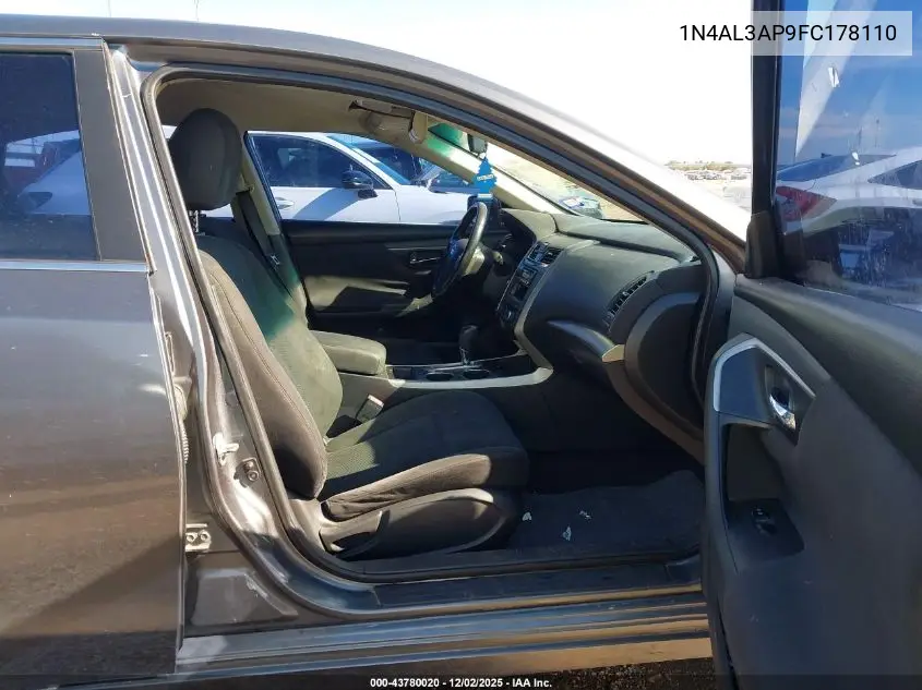 1N4AL3AP9FC178110 2015 Nissan Altima 2.5 Sv