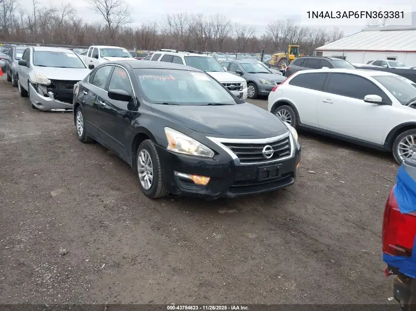 1N4AL3AP6FN363381 2015 Nissan Altima 2.5 S