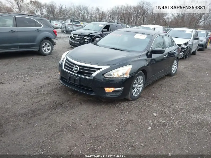1N4AL3AP6FN363381 2015 Nissan Altima 2.5 S