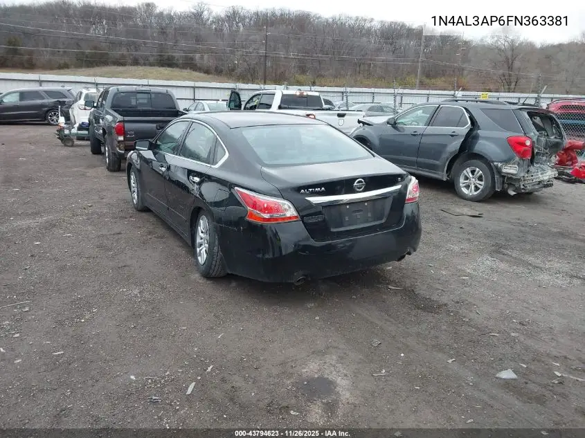1N4AL3AP6FN363381 2015 Nissan Altima 2.5 S