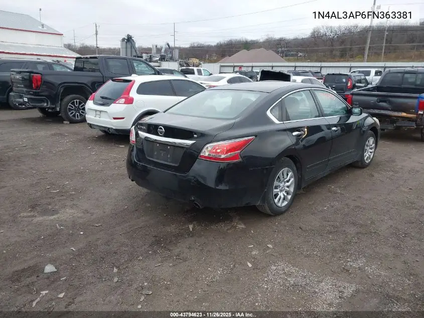 1N4AL3AP6FN363381 2015 Nissan Altima 2.5 S
