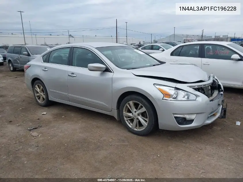 1N4AL3AP1FC196228 2015 Nissan Altima 2.5 Sv