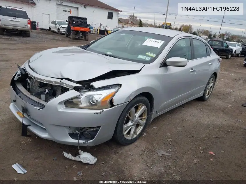 1N4AL3AP1FC196228 2015 Nissan Altima 2.5 Sv