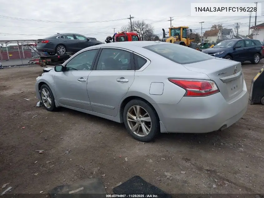 1N4AL3AP1FC196228 2015 Nissan Altima 2.5 Sv