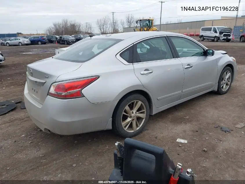 1N4AL3AP1FC196228 2015 Nissan Altima 2.5 Sv