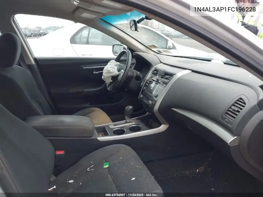 1N4AL3AP1FC196228 2015 Nissan Altima 2.5 Sv