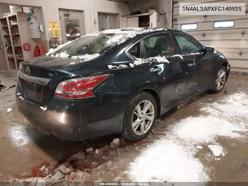 1N4AL3APXFC140935 2015 Nissan Altima 2.5 Sv