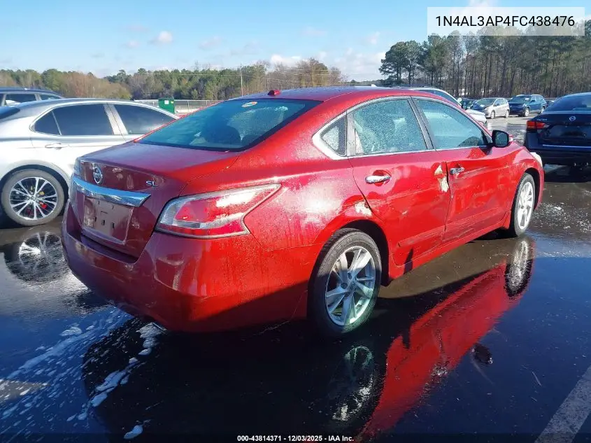 1N4AL3AP4FC438476 2015 Nissan Altima 2.5 Sl