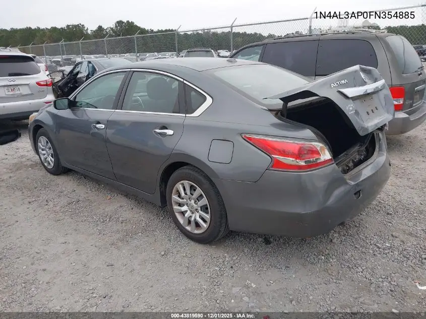 1N4AL3AP0FN354885 2015 Nissan Altima 2.5 S