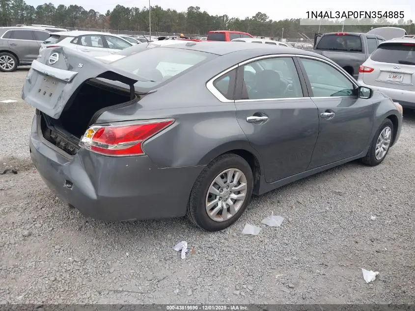 1N4AL3AP0FN354885 2015 Nissan Altima 2.5 S
