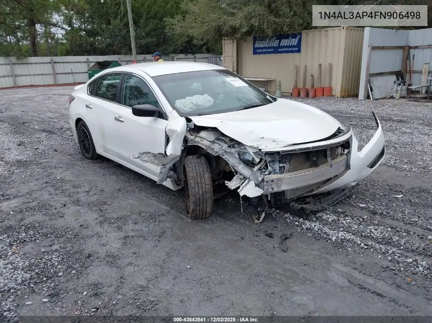 1N4AL3AP4FN906498 2015 Nissan Altima 2.5 S