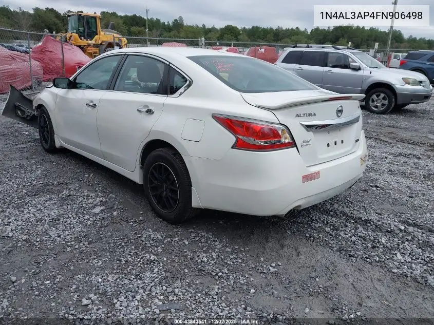 1N4AL3AP4FN906498 2015 Nissan Altima 2.5 S