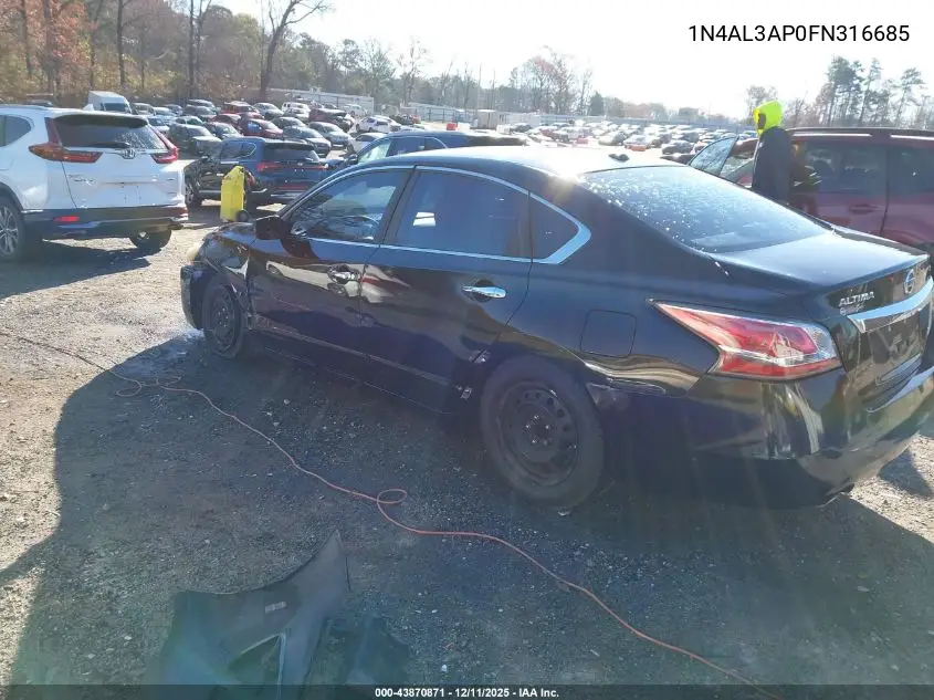 1N4AL3AP0FN316685 2015 Nissan Altima 2.5 S