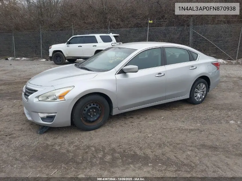 1N4AL3AP0FN870938 2015 Nissan Altima 2.5/2.5 S/2.5 Sl/2.5 Sv