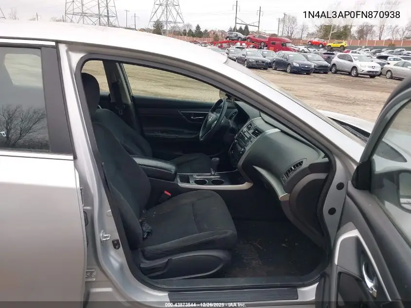 1N4AL3AP0FN870938 2015 Nissan Altima 2.5/2.5 S/2.5 Sl/2.5 Sv
