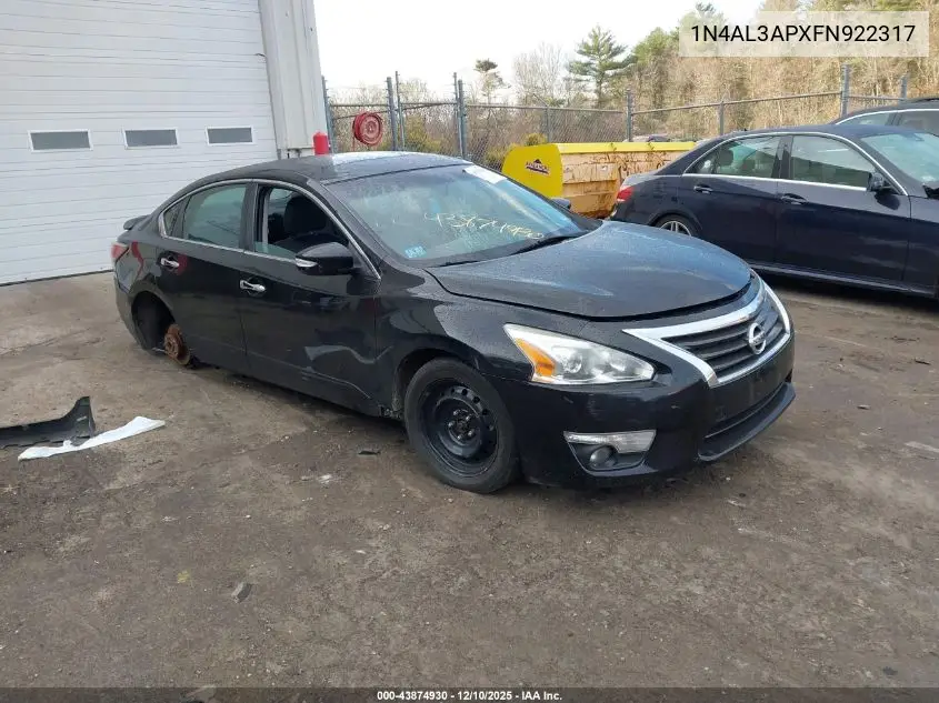 1N4AL3APXFN922317 2015 Nissan Altima 2.5 Sl