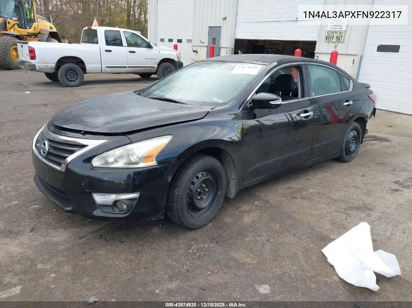1N4AL3APXFN922317 2015 Nissan Altima 2.5 Sl